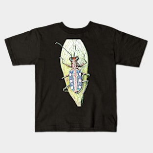 Unique and organic photo of a tiger beetle Kids T-Shirt